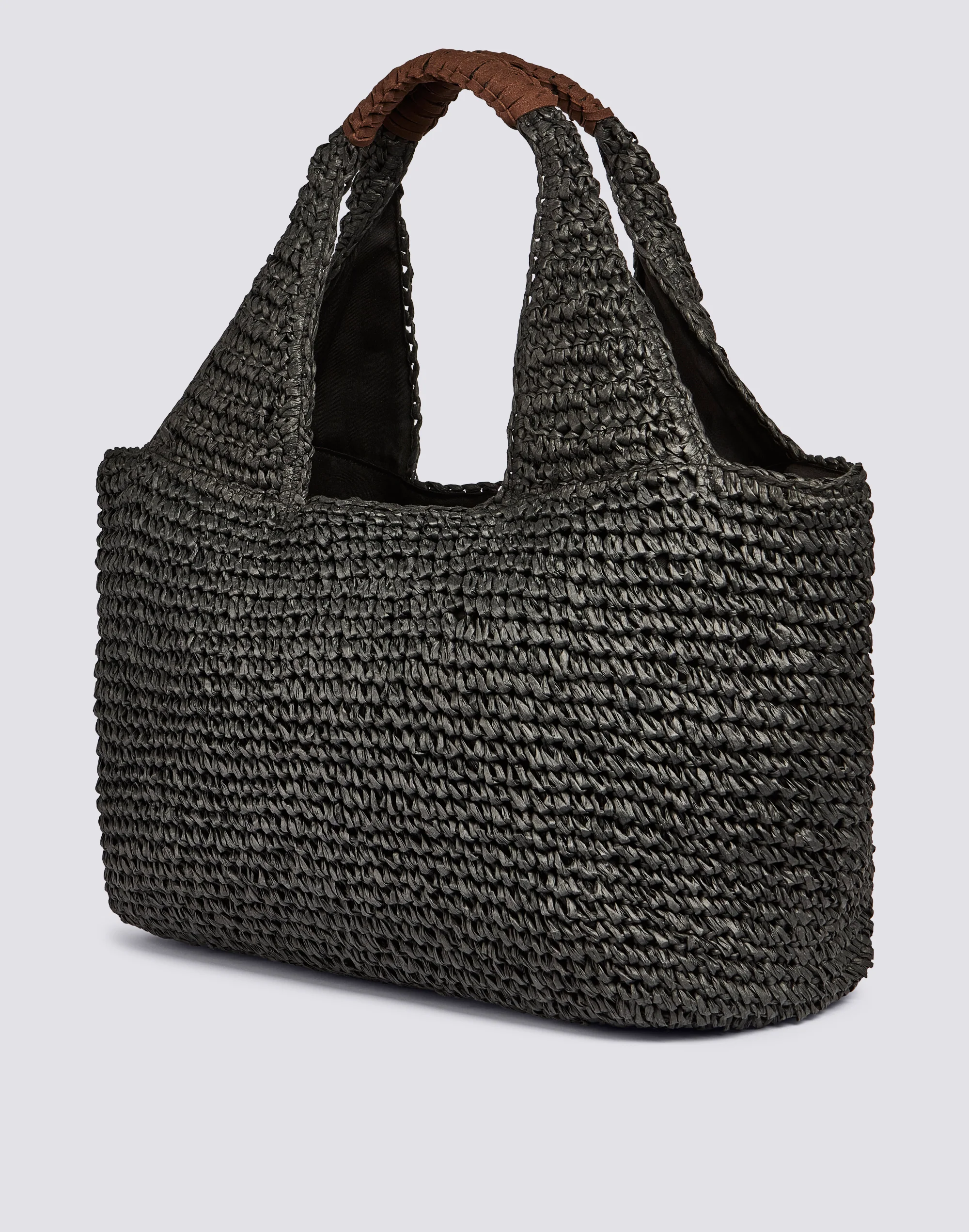 MAXI BORSA IN PAPER STRAW INTRECCIATA - Image 2