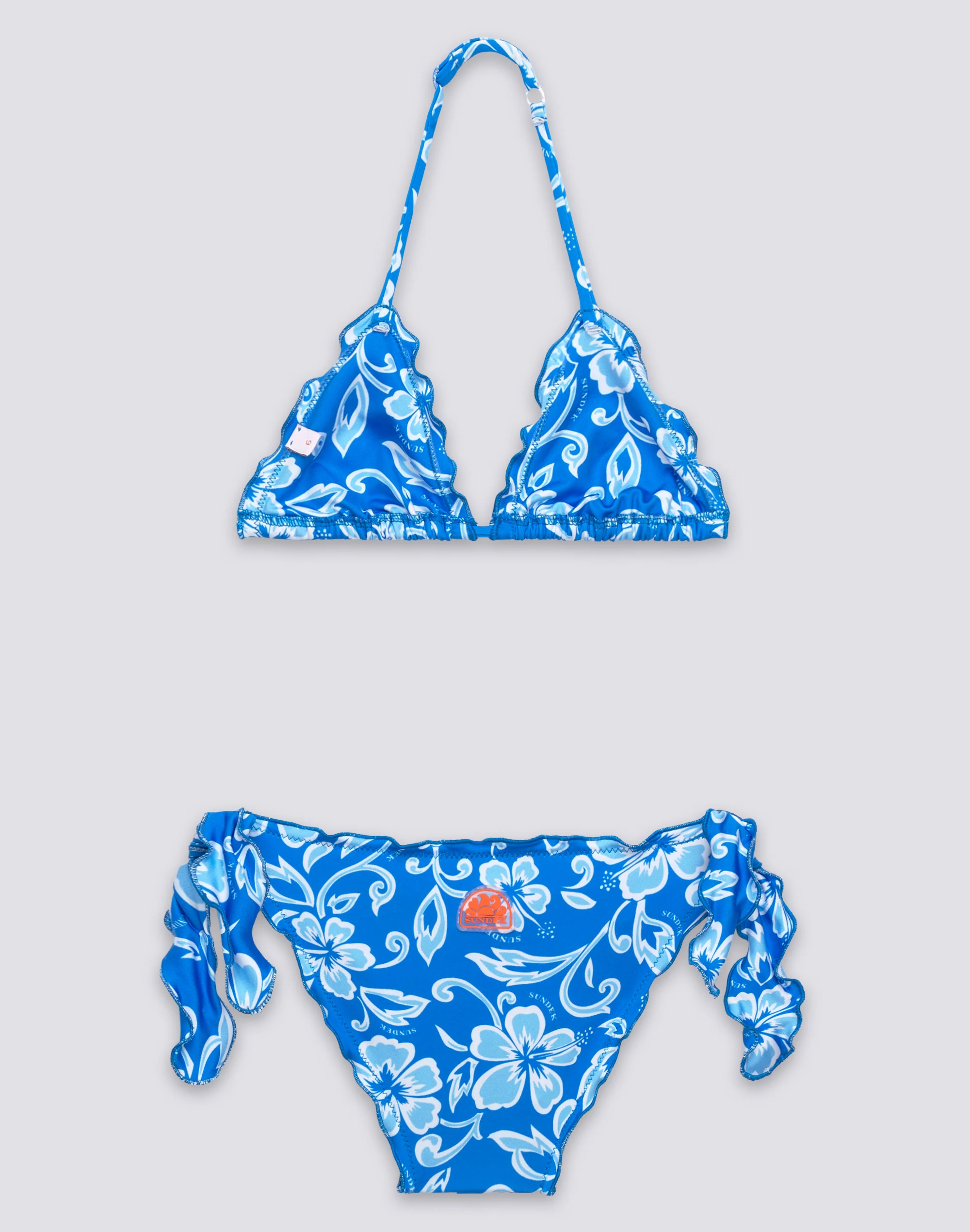 BIKINI BAMBINA CON STAMPA HIBISCUS SK23 - Image 2