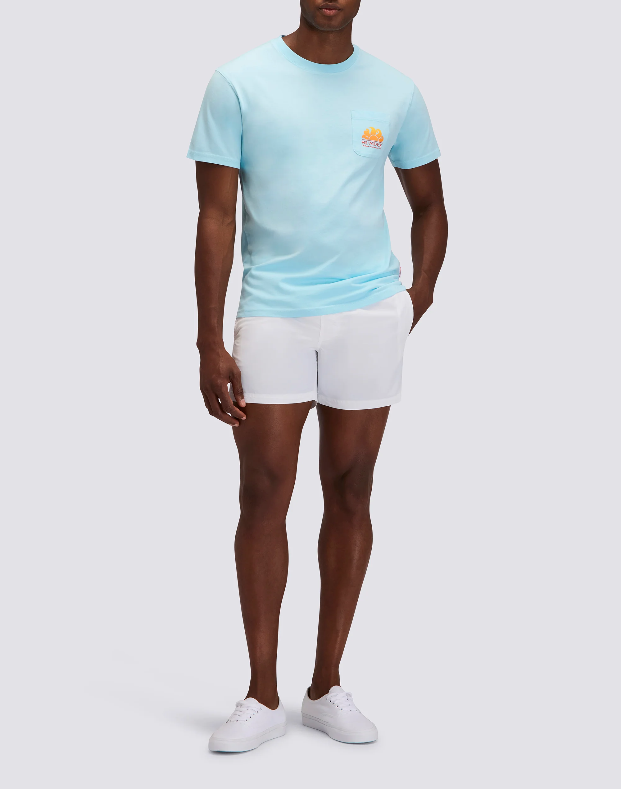 T-SHIRT UOMO NEW HERBERT A GIROCOLLO CON MAXI-LOGO - Image 3