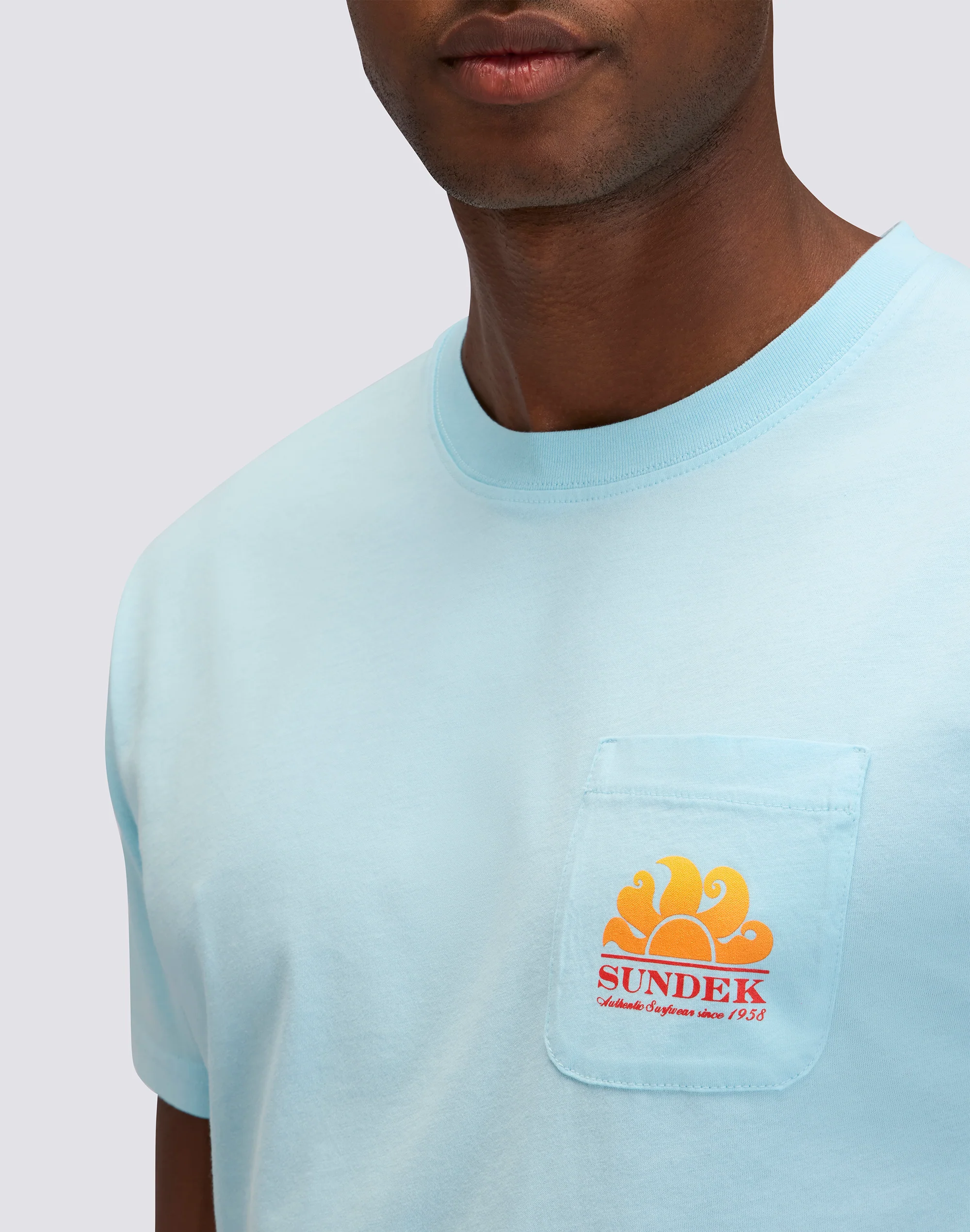 T-SHIRT UOMO NEW HERBERT A GIROCOLLO CON MAXI-LOGO - Image 4