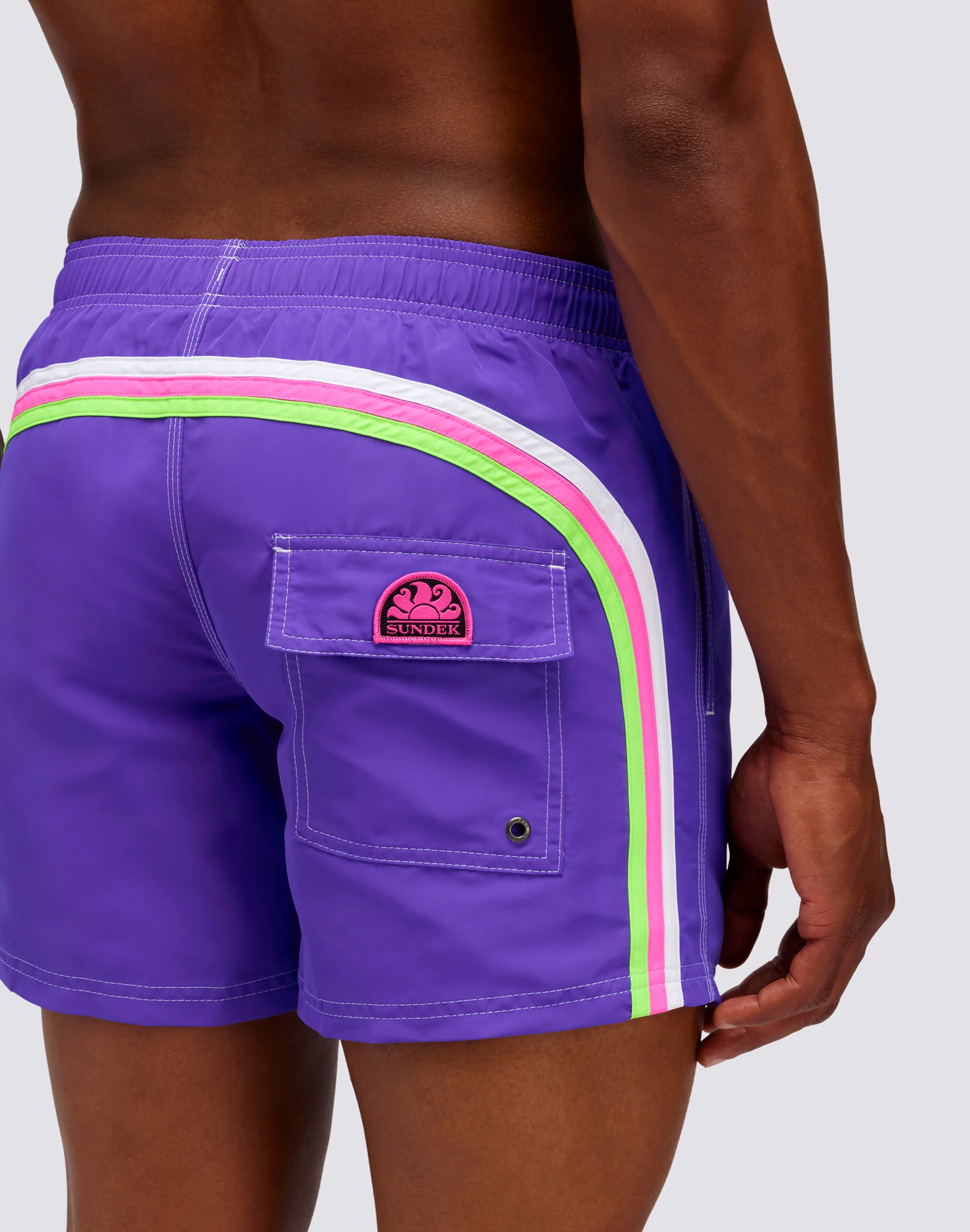 COSTUME DA BAGNO UOMO VIOLA FLUO - Image 3