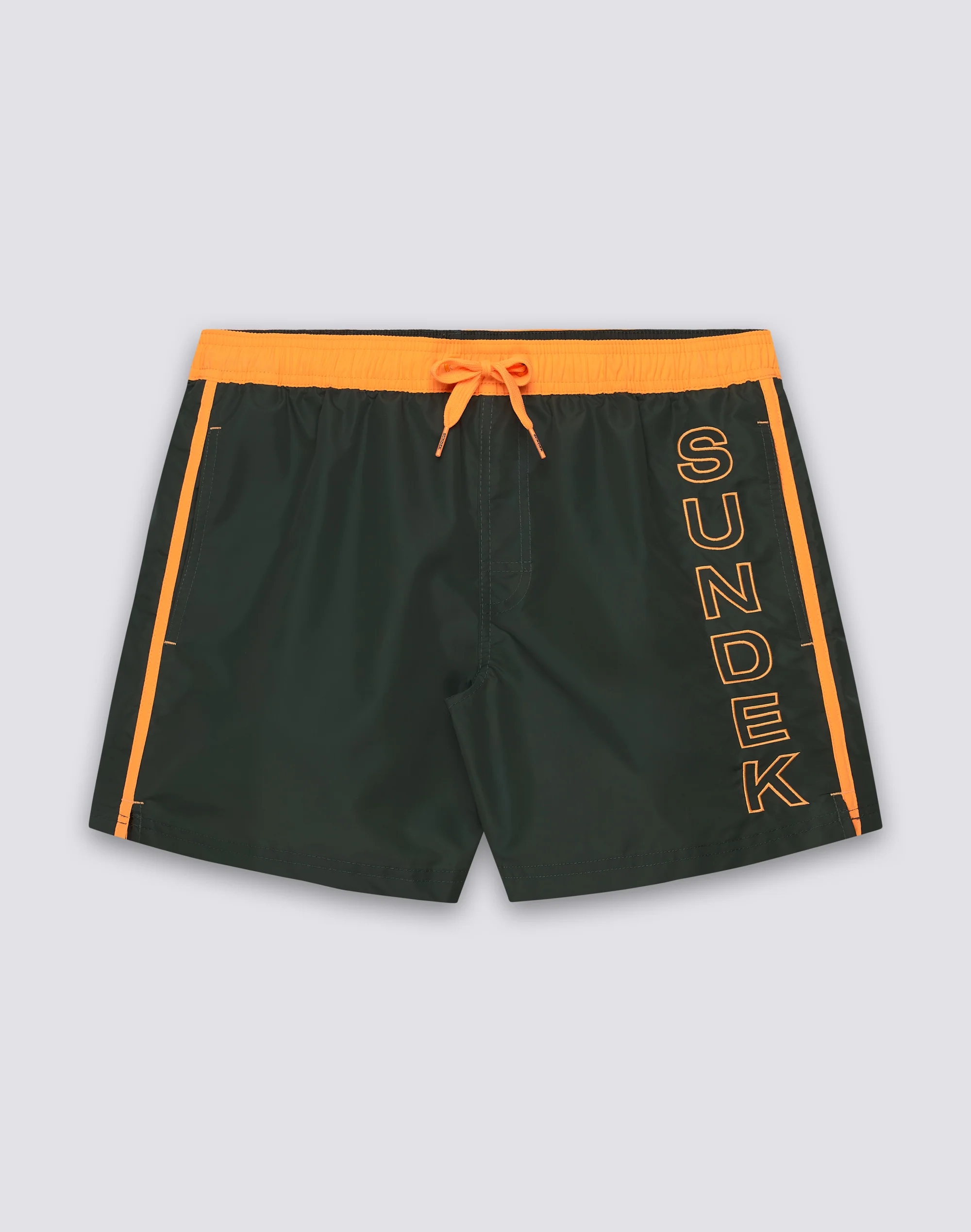 COSTUME DA BAGNO UOMO CORTO VITA ELASTICATA ICONIC TAFFETA CON PIPING A CONTRASTO