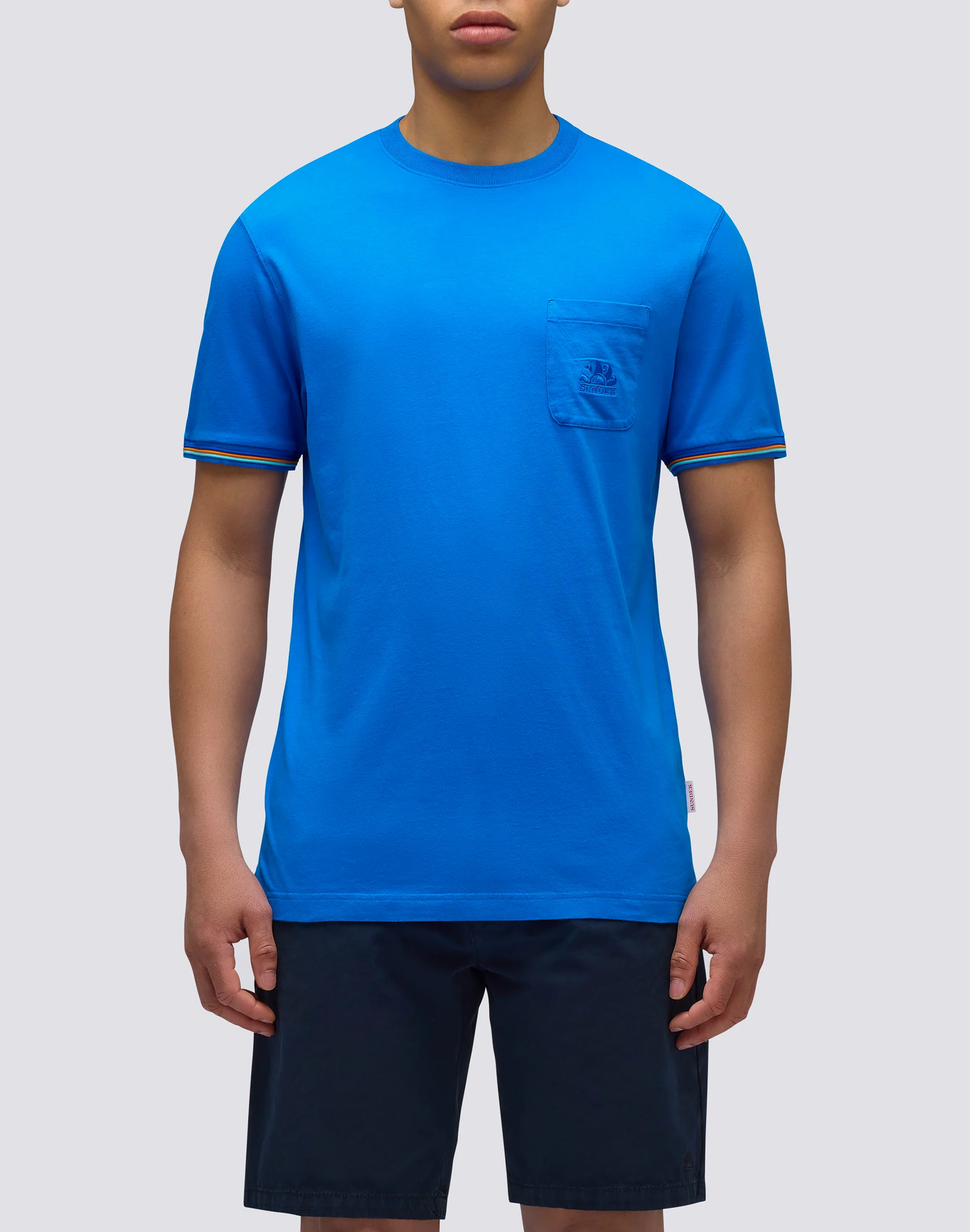 T-SHIRT FINN GIROCOLLO CON TASCHINO