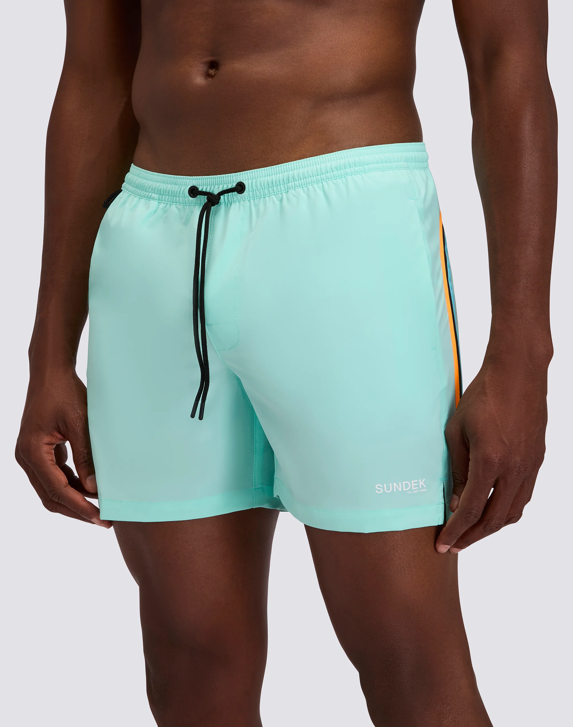 COSTUME DA BAGNO UOMO CON TESSUTO STRETCH A VITA ELASTICATA E CON CUSTODIA REMOVIBILE - Image 5