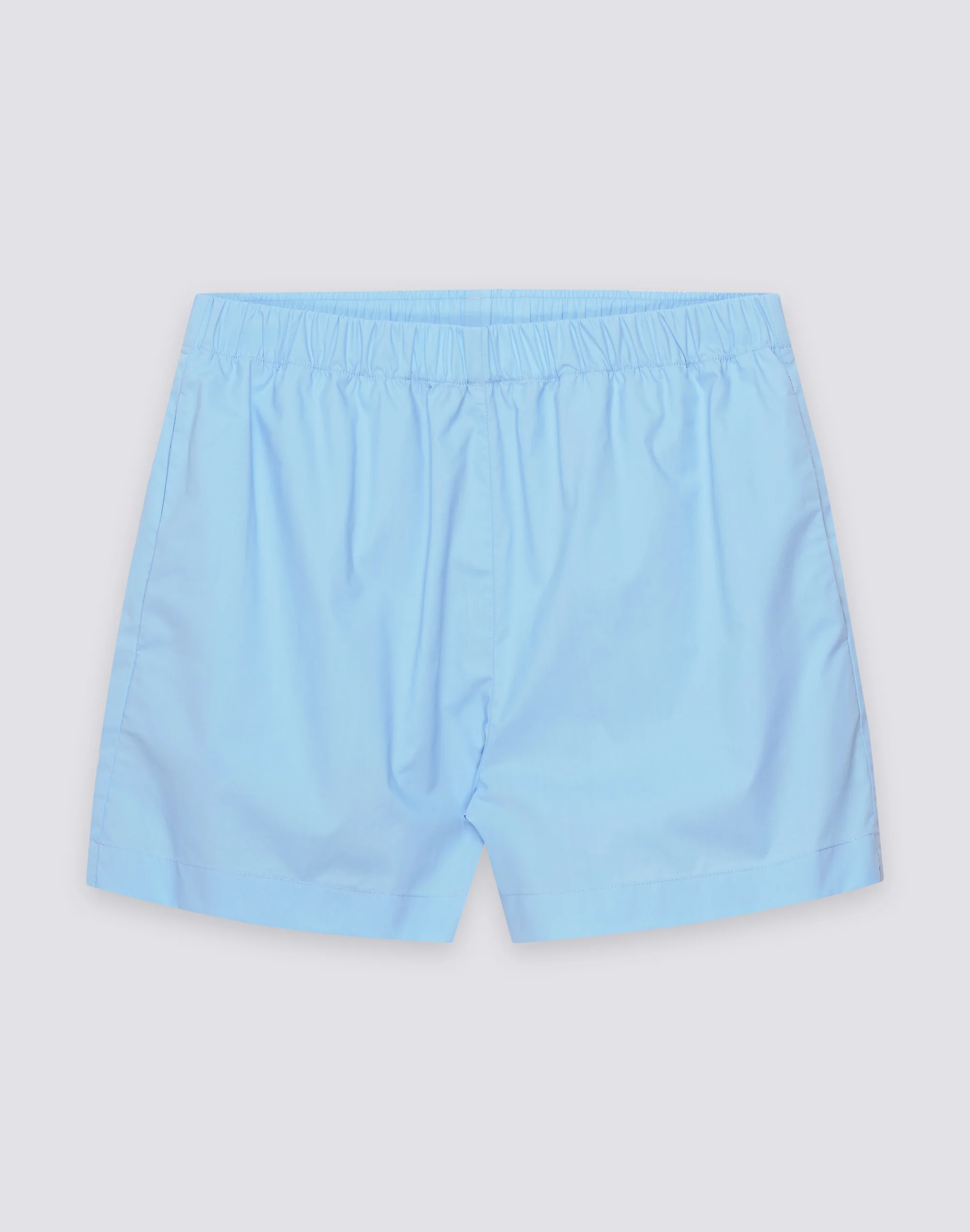 SHORTS DONNA A VITA ELASTICATA IN POPELINE DI COTONE