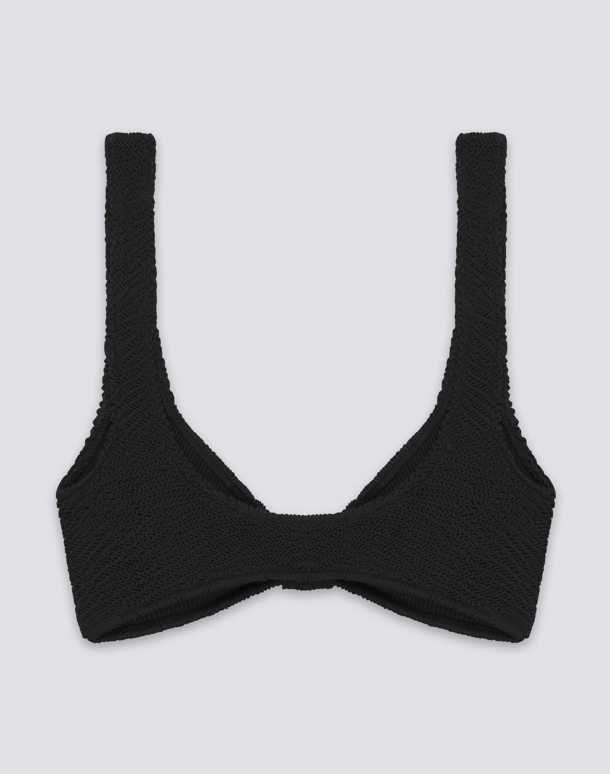 TOP BRALETTE IN TESSUTO GOFFRATO - Image 2