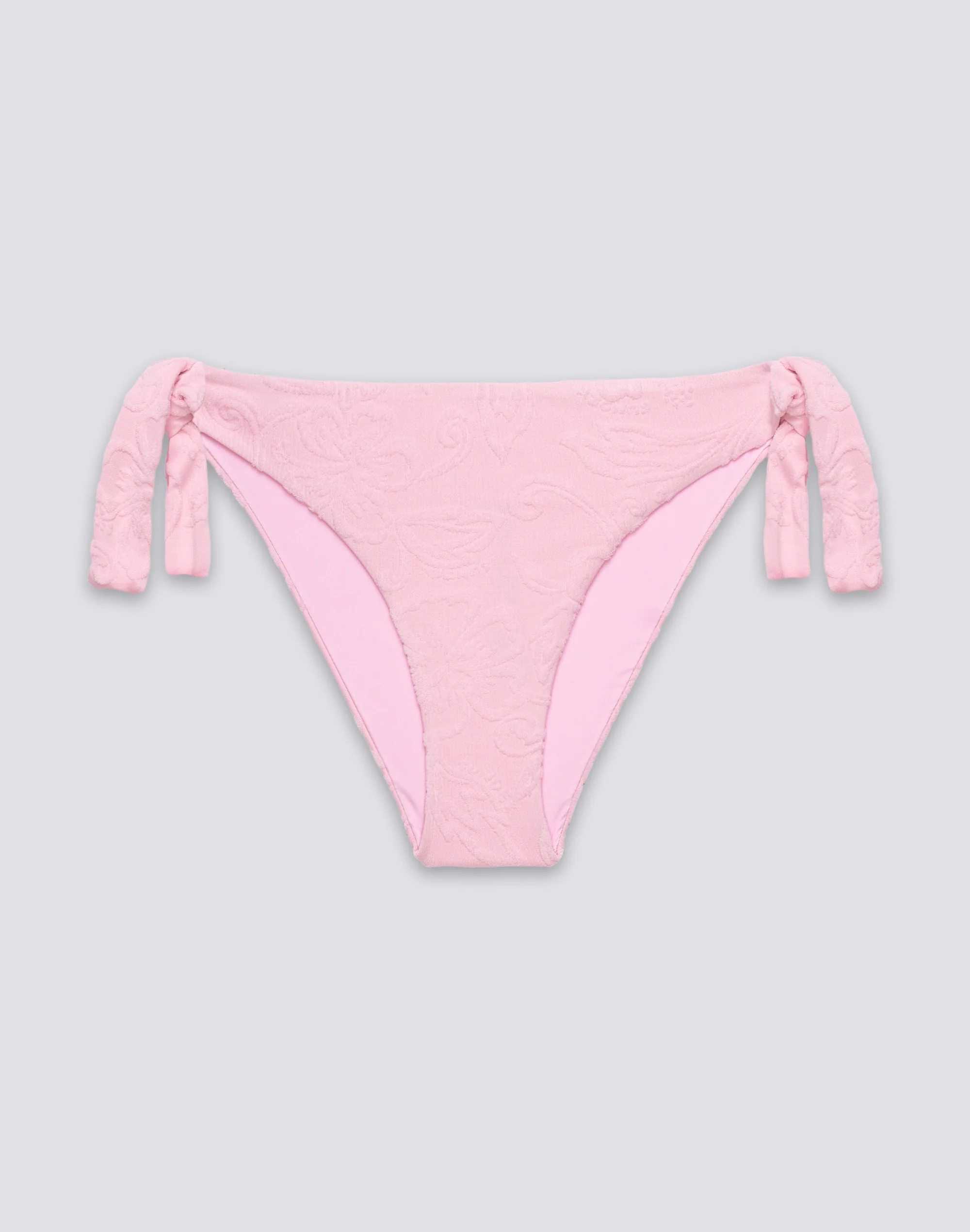 BEA - BIKINI SLIP A LACCETTI IN SPUGNA JACQUARD MOTIVO SK23