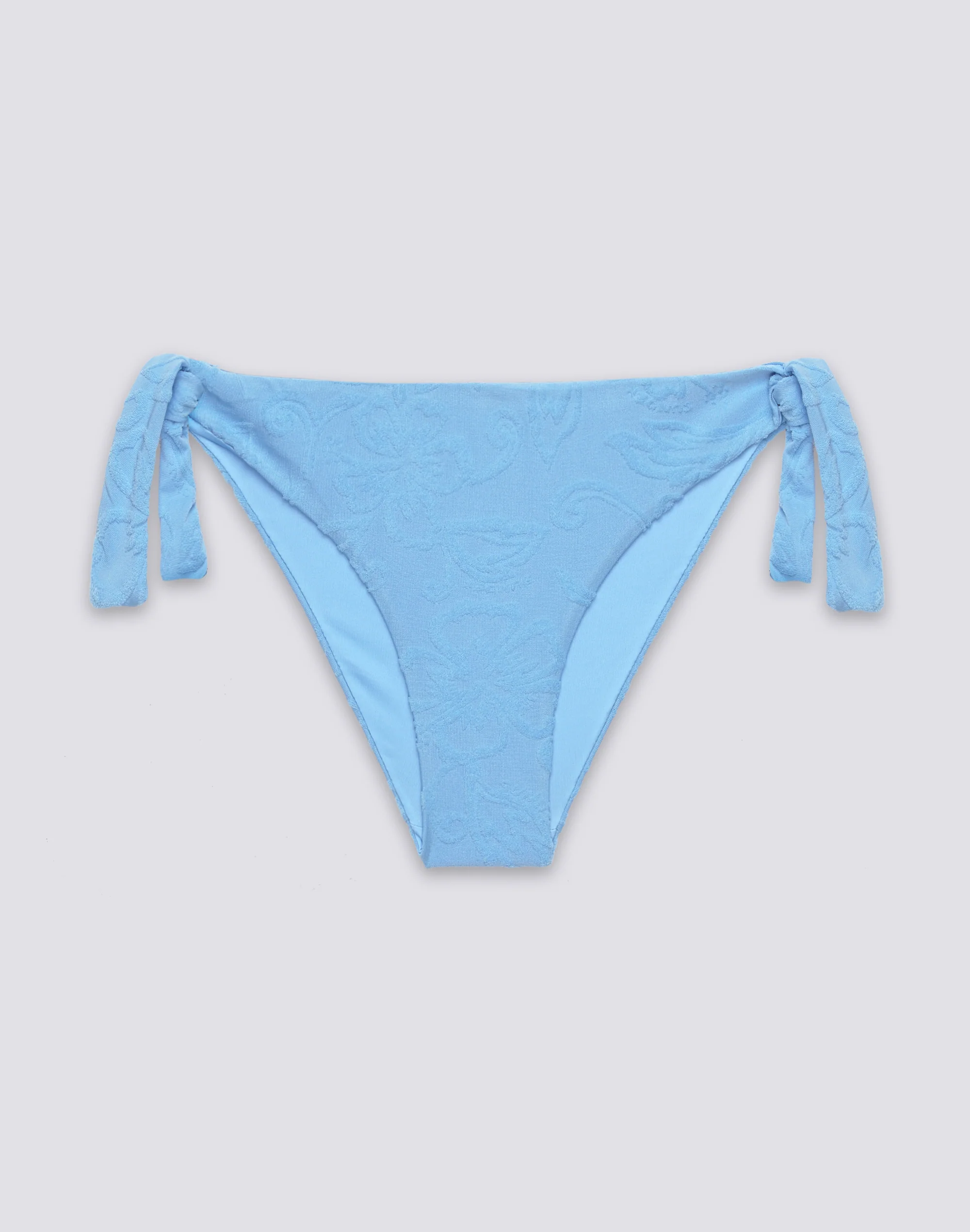 BEA - BIKINI SLIP A LACCETTI IN SPUGNA JACQUARD MOTIVO SK23