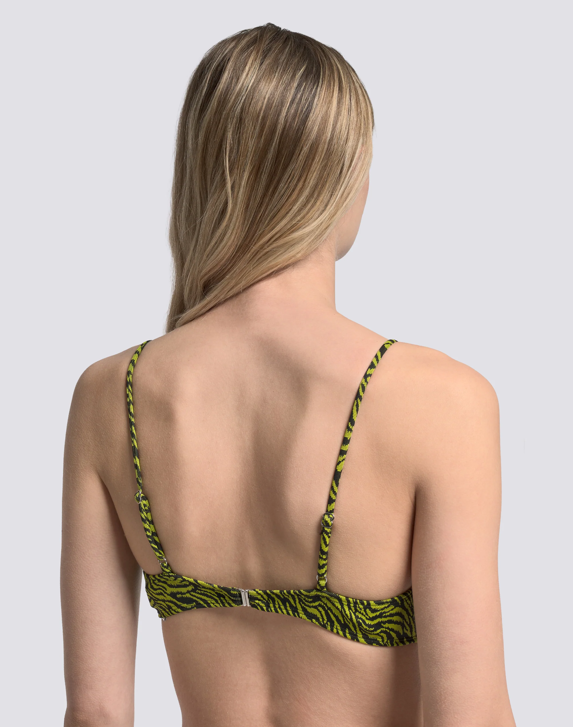 ELODIE - BIKINI TOP BRALETTE CON FANTASIA ZEBRATA - Image 4