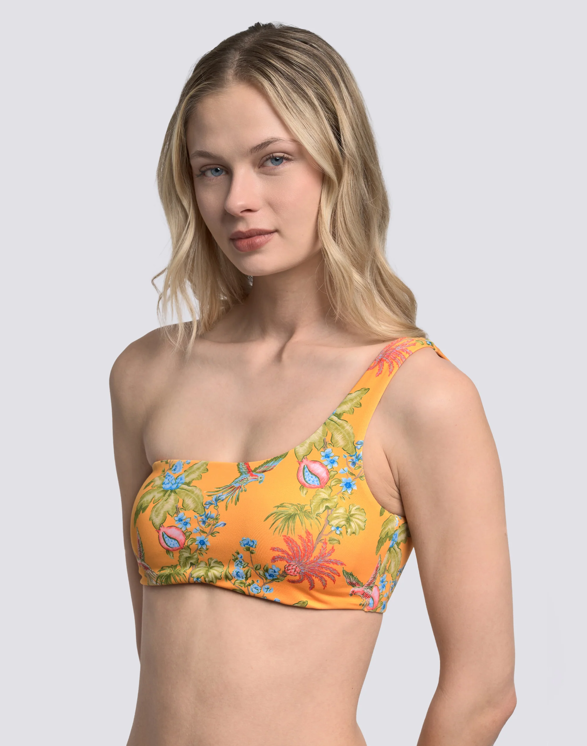 BIKINI TOP MONOSPALLA STAMPA SWEET PARROT - Image 3