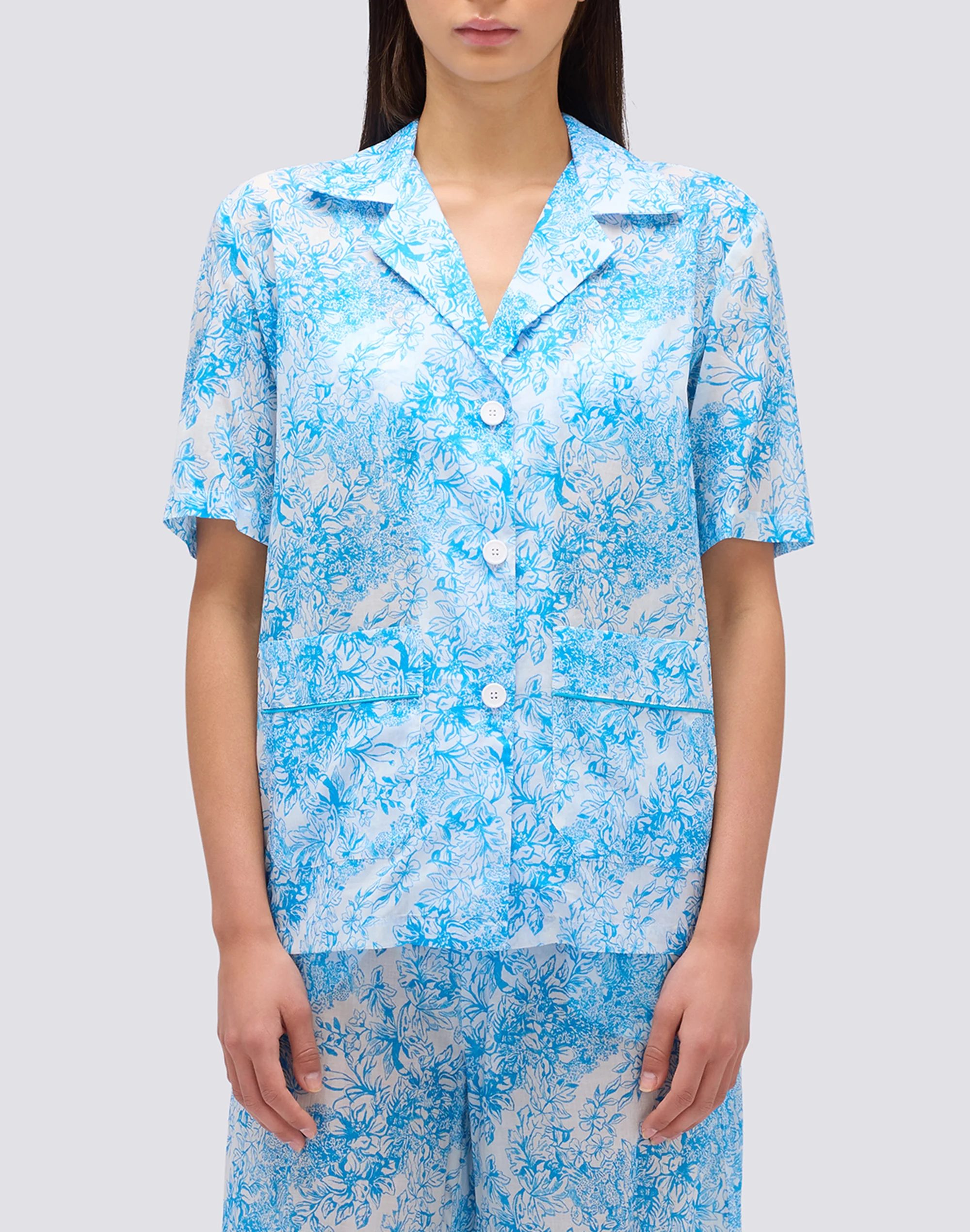 CAMICIA DONNA STAMPA FLEUR DE JOIE - Image 2